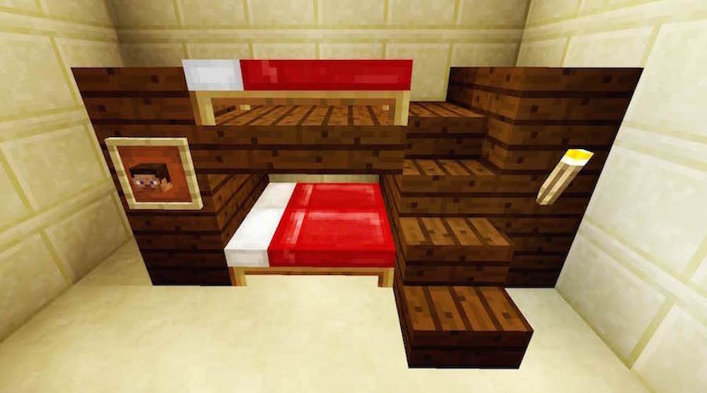 Minecraft Bedroom Furniture | Tanisha’s Craft