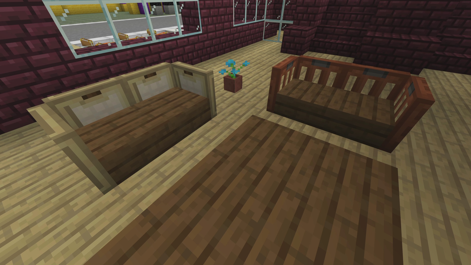living room furniture in minecraft
